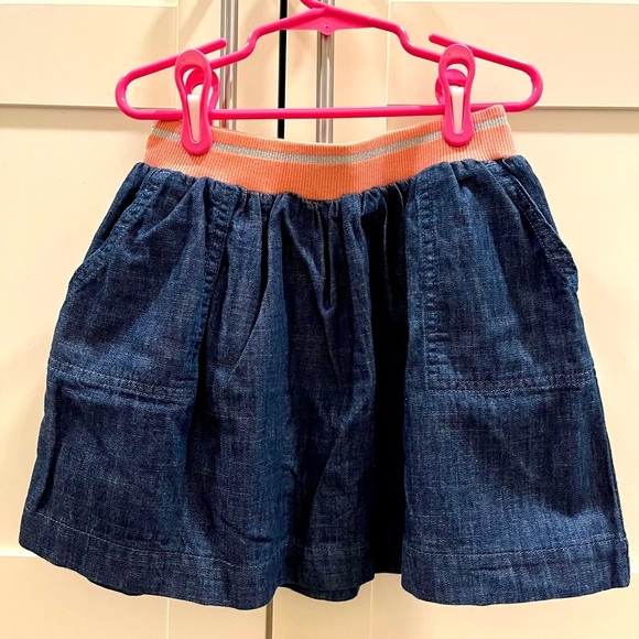 Gymboree Other - Gymboree Size S (5/6) girls denim skirt with elastic band, NWT